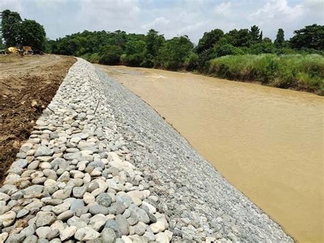 DPWH Completes 2 Flood Control Projects By Gabion And Mattress