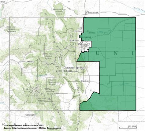 Colorados 4th Congressional District Wikipedia Colorado Districts
