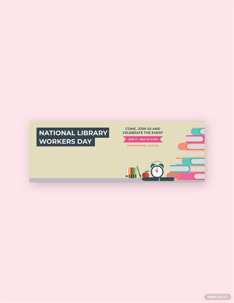 National Library Workers Day Tumblr Banner Template In Psd Download