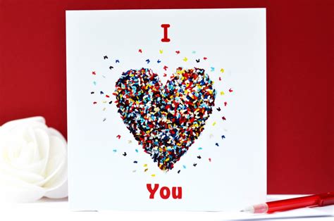 I Love You Card Romantic Valentines Card Romantic Birthday