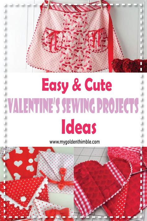 Easy And Cute Valentines Sewing Projects Ideas