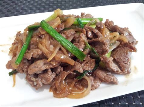 Stir Fry Ginger Onion Beef With Oyster Sauce Shans Recipes