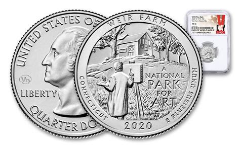 2020 W 25¢ America The Beautiful Weir National Historic Site Quarter