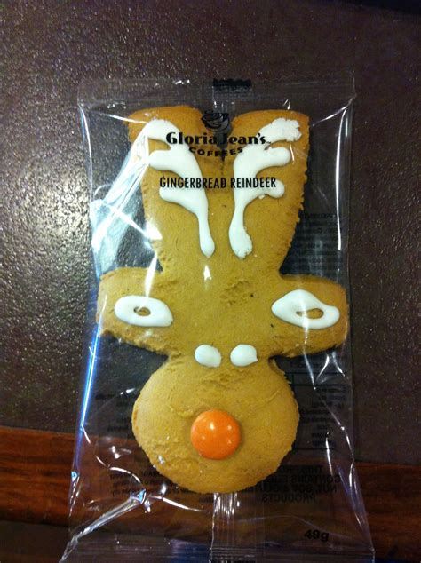Start off with the upside down gingerbread man cookie. Upside down gingerbread man becomes a reindeer ...