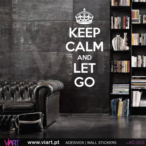 Keep Calm And Let Go Wall Stickers Vinyl Decoration Viart