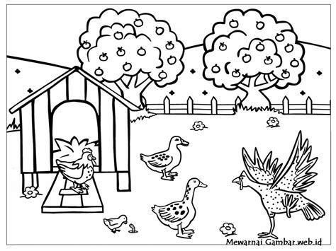 Belajar gambar untuk anak sekolah paud tk & sd ____ ayo belajar gambar! Mewarnai Gambar Ayam | Mewarnai Gambar