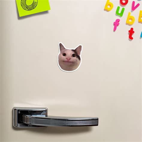 Polite Cat Meme Funny Cat Meme Magnet For Sale By Elevengraphics