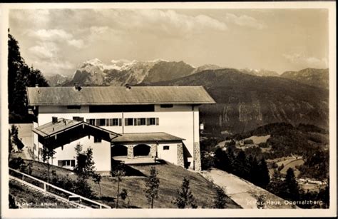 Adolf hitler, leader of the nazi party in germany in the years leading up to and during world war ii, was also a painter. Postcard Obersalzberg Berchtesgaden, Hitler Haus, Berge ...
