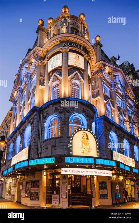 England London The West End Novello Theatre Stock Photo Alamy