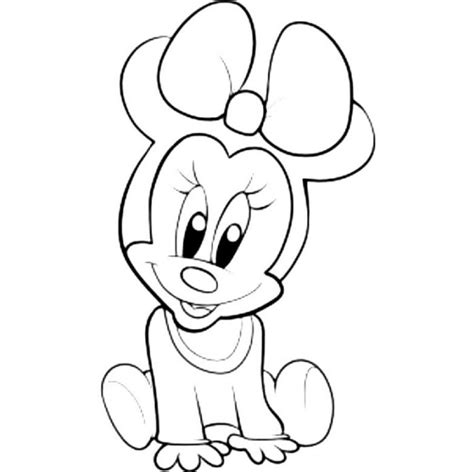 Of baby mickey mouse coloring pages are a fun way for kids of all ages to develop creativity focus motor skills and color recognition. Minnie Mouse Coloring Pages - Z31