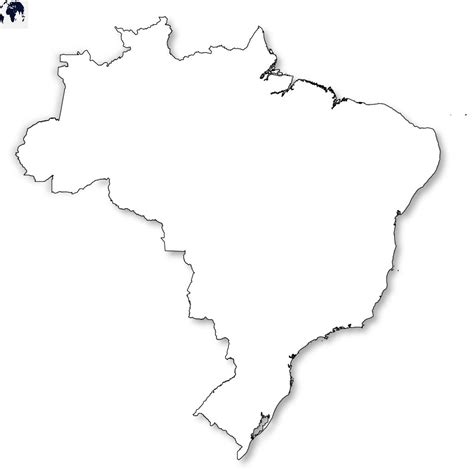 Printable Map Of Brazil Blank World Map