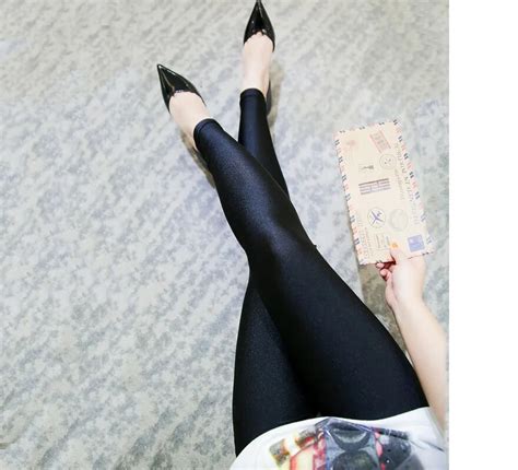 Women Leggings Plus Size 4xl Fashion Slim Fit Glossy Legging 2xl 3xl
