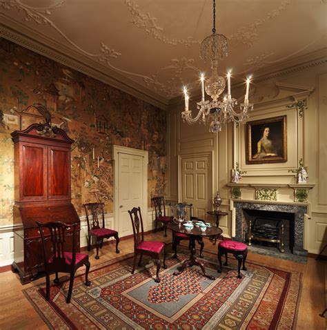 They typically have square symmetrical shapes with paneled doors centered in the front facade. American Georgian Interiors (Mid-Eighteenth-Century Period ...