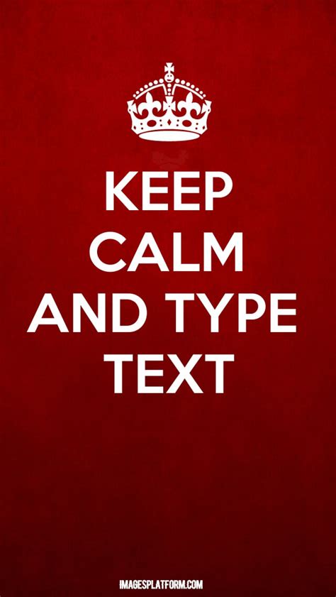 Free Online Site To Generate Keep Calm Poster For IPhone