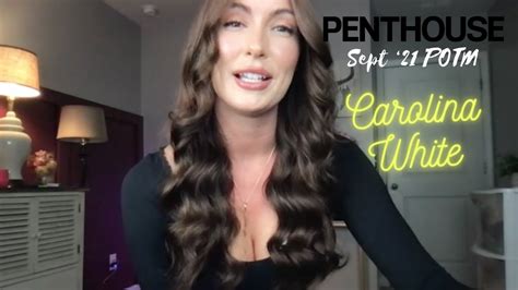 Model Carolina White Penthouse Pet Sept November Youtube