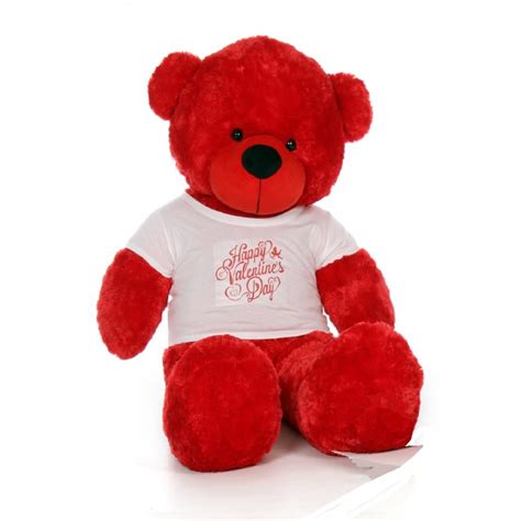 Valentines Teddy Bear With T Shirt Personalized Valentines Teddy Bear Dubai