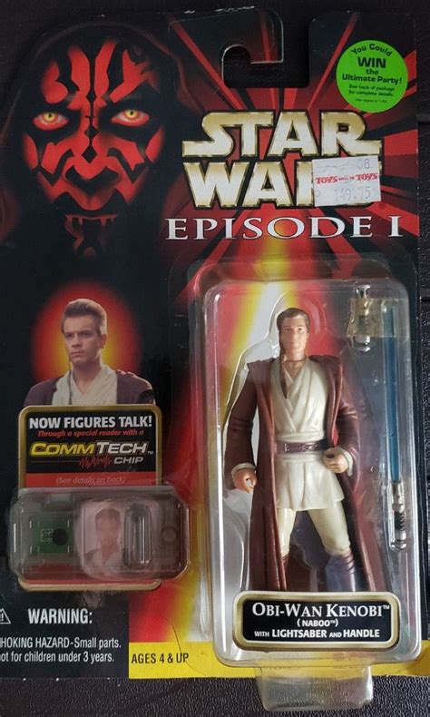 Star Wars 1999 Episode 1 Obi Wan Kenobi Naboo With Lightsaber And