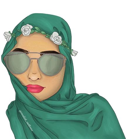 Pin By Shoona On Hijab Illustration رسومات الحجاب Hijab Cartoon