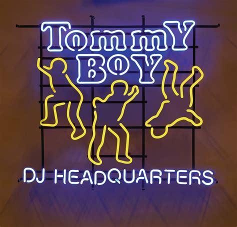 Tommy Boy Records An Original Neon Tommy Boy Dj Headquarters Sign