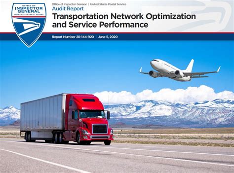 Usps Oig Report Transportation Network Optimization And Service