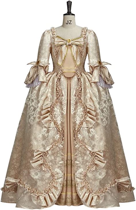 Cosplaydiy Marie Antoinette Light Yellow Ball Gown Dress Rococo Fancy Party Women Dress L320