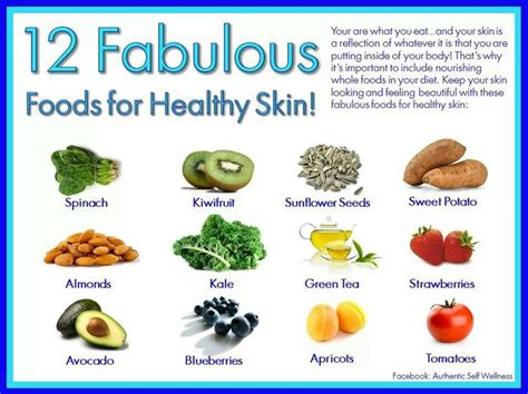12 Foods For Healthy Skin Foods For Healthy Skin Healthy Skin Diet