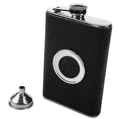 Stainless Steel 8 Oz Hip Flask Built In Collapsible 2 Oz Shot Shots On Thehip Flasks Fruugo Dk