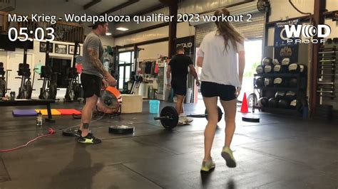 2023 Wodapalooza Qualifier Workout #2 - YouTube