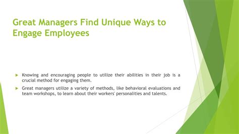 Ppt Jeff Whippo Explains That Great Managers Find Unique Ways To