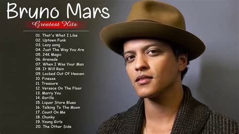 The Best Song Of Bruno Mars Bruno Mars Greatest Hits Youtube