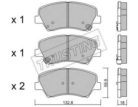 Kd9005 Asimco Brake Pad Set Disc Brake