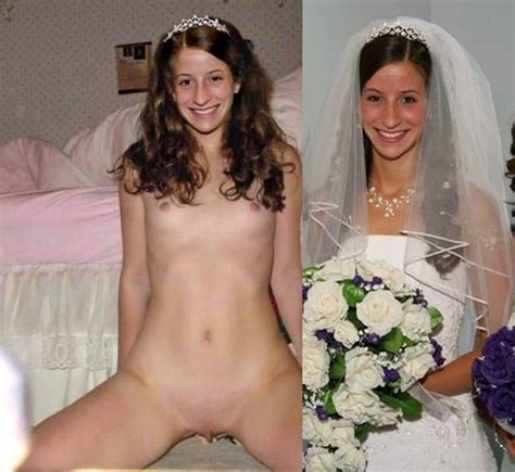 See And Save As Wedding Day Brides Dressed Undressed On Off Before After Porn Pict Crot Com