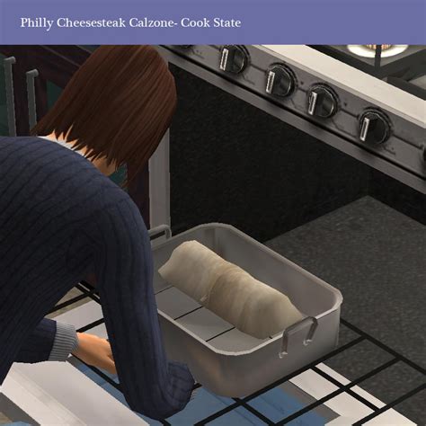 Mod The Sims 2 New Meals Mushroom Philly Cheesesteak Calzone