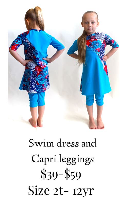 Girls Modest Swimwear Set Modest Swimwear Girls Modest Swimwear