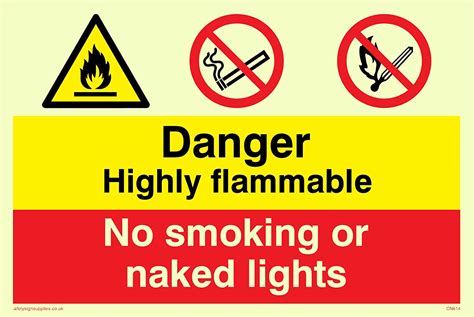 Danger Highly Flammable No Smoking No Naked Lights X Mm My Xxx Hot Girl