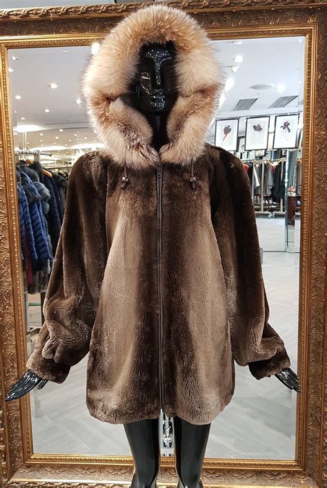 80s vintage sheared beaver crystal fox real fur coat jacket etsy winter coats women coat