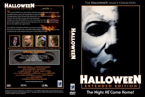 Halloween Movie Dvd Custom Covers 5111halloweenex V4 Cstm Hires