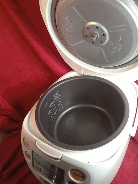 Zojirushi Ns Wxc Super Happy Rice Cooker Cup Warmer Works Great