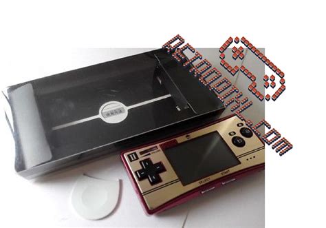 Nintendo Game Boy Micro Faceplate Club Nintendo Famicom Ii Limited E