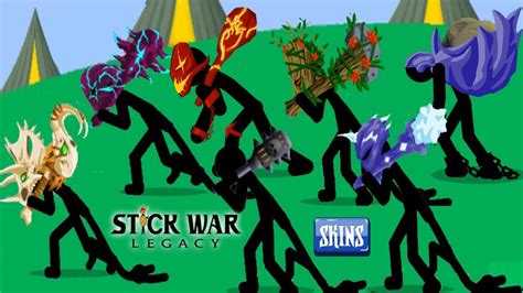 Stick Warlegacy👍 All Giant Skins Unlocked 👍 500k Gems Huge Update 👍