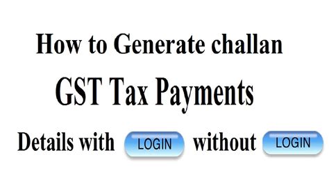 Gst payment procedures covering challan creation, both online using neft/rtgs, epayment and offline. How to Generate GST Challans ! Tax Payment methods - YouTube