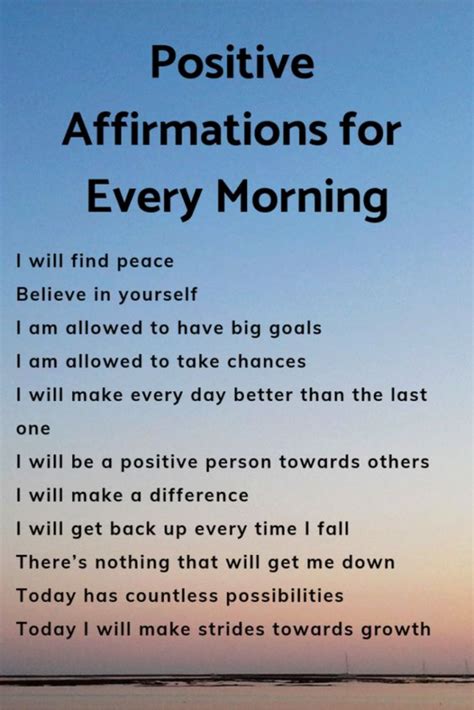 Practicing Positive Affirmations Is A Wonderful Way To Start Your Day