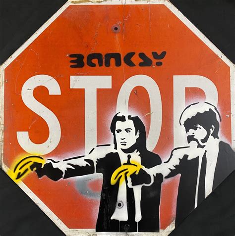 Banksy Street Sign Original Painting 2004のebay公認海外通販｜セカイモン