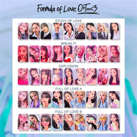 Twice Formula Of Love Album Premium Photocard Shopee México