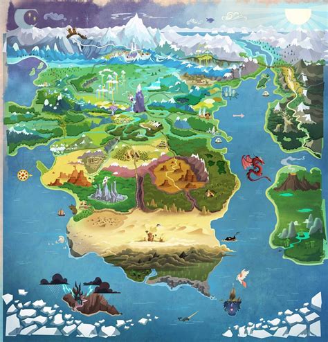 Equestria Daily Mlp Stuff Map Of Equestria Updated For The Movie