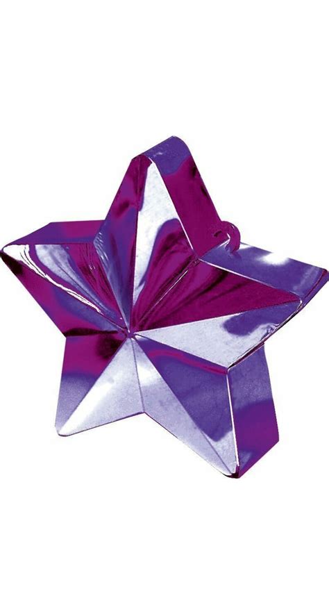 Purple Star Balloon Weight 170g 10cm Once Upon A Time Party