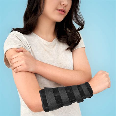 Healifty Arm Splint Support Elbow Fracture Immobilizer Protector For