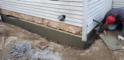 Foundation Repair Fixing The Foundation Of A House In Mauricetown Nj