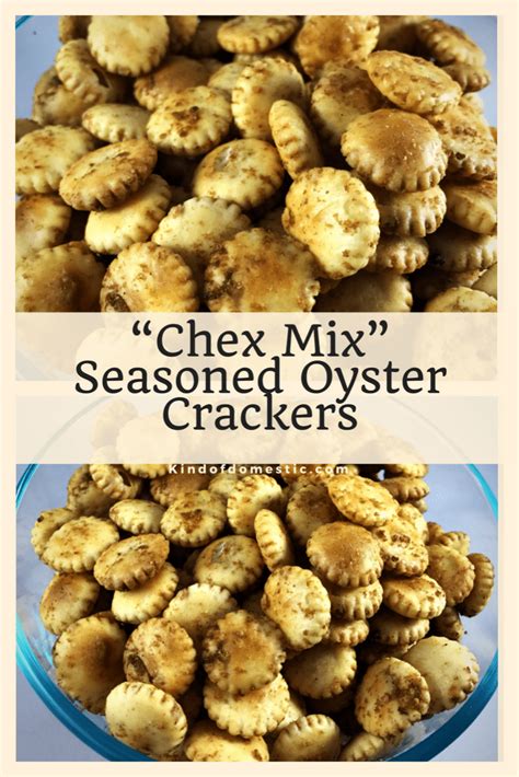 Chex Mix Seasoned Oyster Crackers Recipe Chex Mix Recipes Chex Mix Seasoned Oyster Crackers