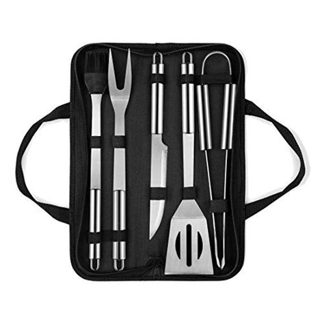 Utensil Bbq Barbecue Tool Set 5 Pieces Stainless Steel Grill